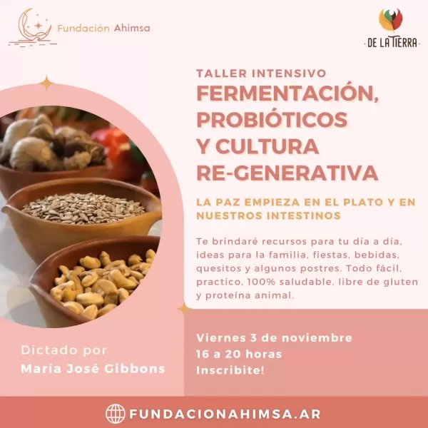 Taller fermentación, probióticos y cultura re-generativa